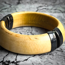 Load image into Gallery viewer, Vintage Artisan Tribal Bone Bangle
