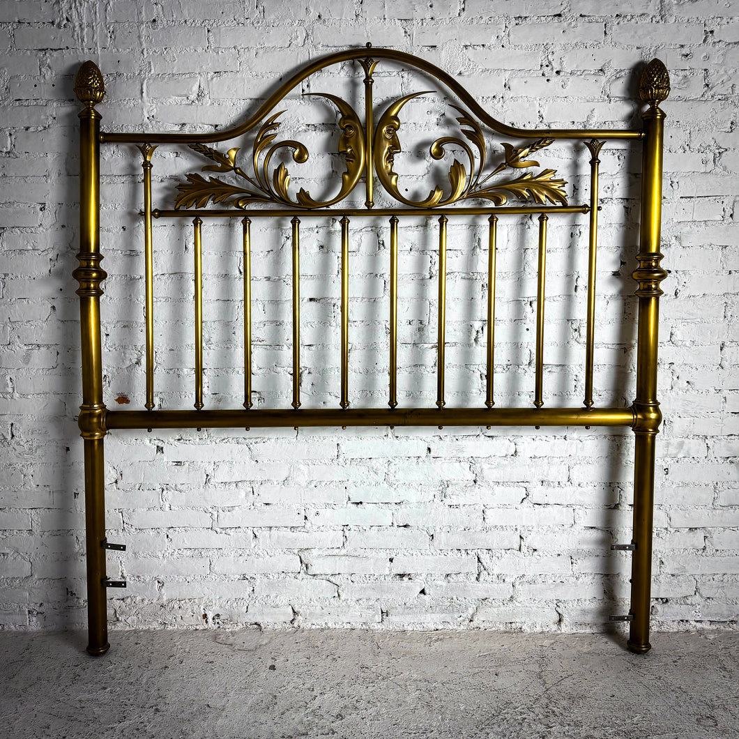 1983 Charles P. Rogers Queen Brass Headboard