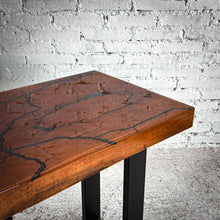 Load image into Gallery viewer, Modern Glossy Resin Wood Side Table
