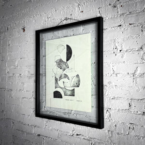 2020 Manuel Guardado Geometric Abstract Etching