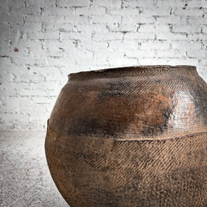 Mid Century African Clay Water Pot Pottery