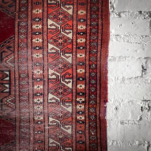 Bokhara Wool Accent Persian Knotted Rug