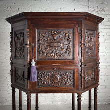 Load image into Gallery viewer, The Munago Company Italian Renaissance Secretary Mahogany Desk
