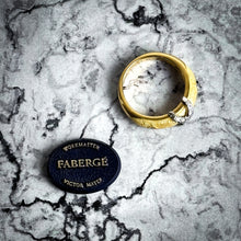 Load image into Gallery viewer, Contemporary Faberge 18K Gold Diamond Ring
