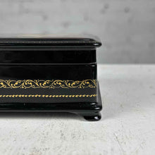 Load image into Gallery viewer, Fedoskino Russian 'The Red Flower'  Lacquer Box
