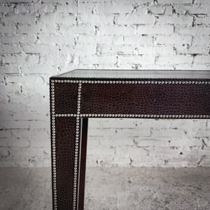 Bernhardt Colter Leather Console