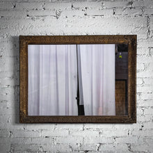 Load image into Gallery viewer, Antique Neoclassical Carved Gold Wood Wall Mirror
