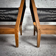 Load image into Gallery viewer, Set of 2 Contemporary Teak &amp; All Weather Rattan Garden Chair
