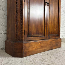 Load image into Gallery viewer, Tall Spanish Colonial Carved Display Cabinet
