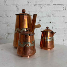 Load image into Gallery viewer, Taxco Copper 3-Piece Coffee Service Set

