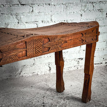 Load image into Gallery viewer, 1990&#39;s Chacmool Figural Mesquite Bench
