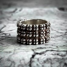 Load image into Gallery viewer, Contemporary Modernist Sterling Silver Band
