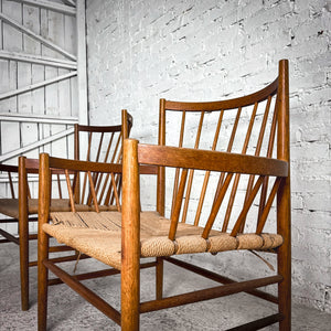 Set of 2 1950's Danish Oak Armchair