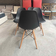 Load image into Gallery viewer, Set of 4 MCM Style Black Chairs
