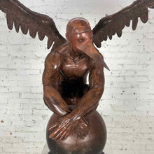Load image into Gallery viewer, Jorge MarÃ­n Reproduction Winged Man Bronze Sculpture
