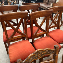 Load image into Gallery viewer, Set of 6 Modern X-Back Dining Chairs
