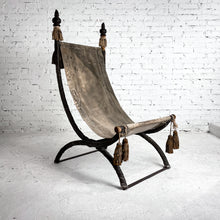 Load image into Gallery viewer, Sling Greco Roman Patina Accent Chair
