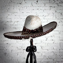 Load image into Gallery viewer, Early 20th C. Mexican Rabbit Fur Charro Hat Decorative Folk Piece
