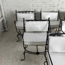 Load image into Gallery viewer, Set of 6 Italian Style Iron Garden Chairs
