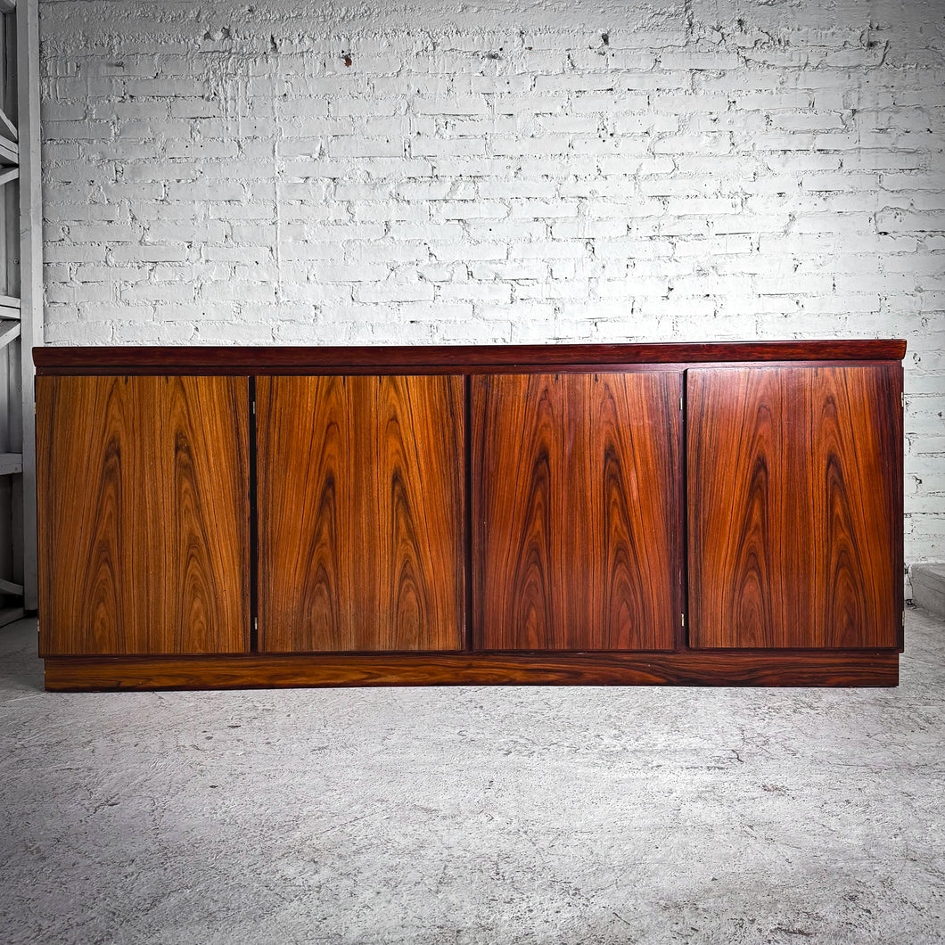 Skovby Mid-Century Modern Polished Rosewood Sideboard