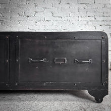 Load image into Gallery viewer, Industrial Black Bent Steel Cocktail Table
