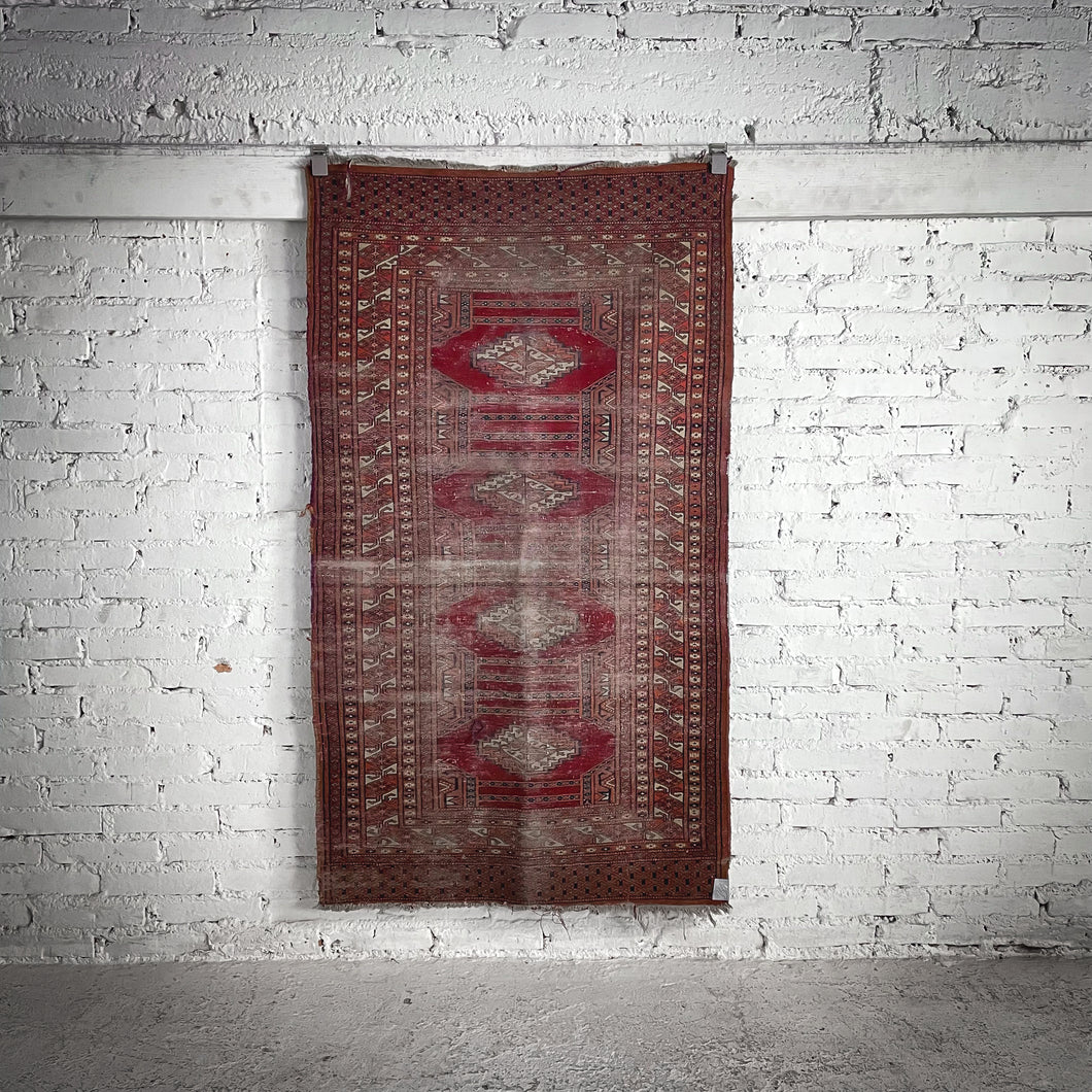 Bokhara Wool Accent Persian Knotted Rug