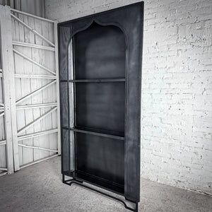 Moorish Painted Iron Shelving Unit Shelving