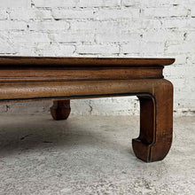 Load image into Gallery viewer, Ming Style Waisted Hardwood Coffee Table
