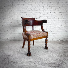 Load image into Gallery viewer, Empire Mahogany Lion Head Armchair
