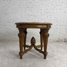 Load image into Gallery viewer, Neoclassical Marble Top Side Table
