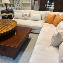 Load image into Gallery viewer, Contemporary Cream Corduroy Sectional
