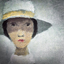 Load image into Gallery viewer, Jean Paul Lemieux Giclee Portrait Woman in Hat
