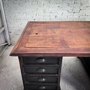 Early 20th Century American Partners Desk