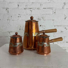 Load image into Gallery viewer, Taxco Copper 3-Piece Coffee Service Set
