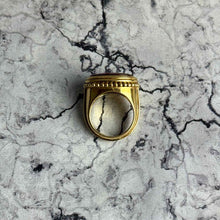 Load image into Gallery viewer, Vintage MIMA 18K Gold Carnelian Fashion Ring
