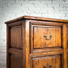 Load image into Gallery viewer, Vintage Colonial Revival Aged Oak Cabinet

