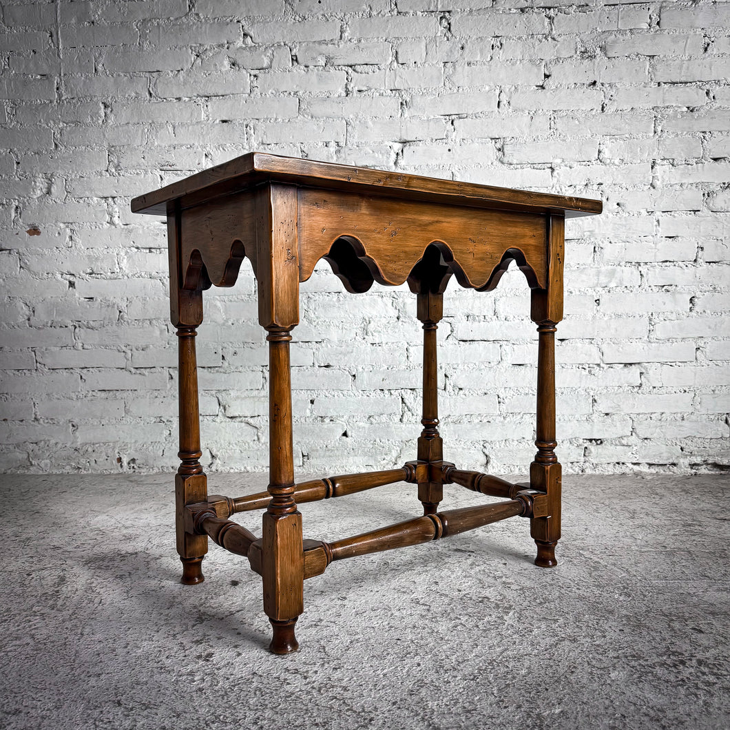 Spanish Colonial Style Alder Side Table