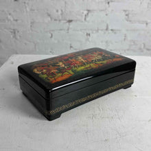 Load image into Gallery viewer, Palekh Russian 'Prince Igor' Lacquer Box
