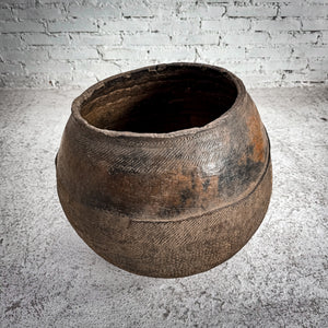 Mid Century African Clay Water Pot Pottery