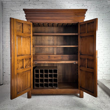 Load image into Gallery viewer, Transitional Wood Wine Cabinet
