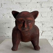 Load image into Gallery viewer, Large Burnished Colima Dog Xolotl Figure
