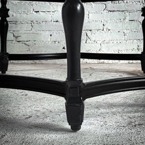 Carlisle Octagon Onyx Aluminum Garden Table