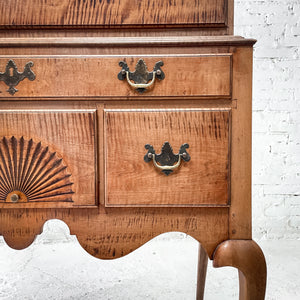 Antique Eldred Wheeler Chippendale Maple Chest of Drawers