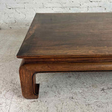 Load image into Gallery viewer, Ming Style Waisted Hardwood Coffee Table

