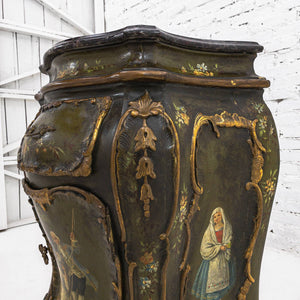 19th Century Rococo Ventetian Bombe Chest