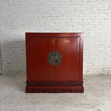 Load image into Gallery viewer, Chinese Red Lacquer Camphor Wood Cabinet
