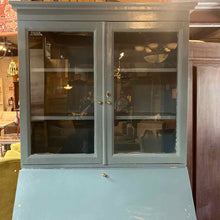 Load image into Gallery viewer, 2 Piece French Provincial Style Painted Secretary Cabinet
