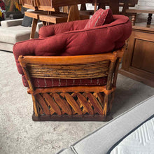 Load image into Gallery viewer, Pair of Mexican Cushioned Tan Armchairs
