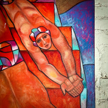 Load image into Gallery viewer, David Leonardo Surrealist Oil on Canvas Painting
