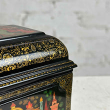 Load image into Gallery viewer, Palekh Russian 'The Humpbacked Horse' Lacquer Casket
